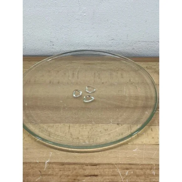 Whirlpool Microwave Glass Turntable Plate Tray w/ Support Ring For UMV1160CW - Picture 6 of 11